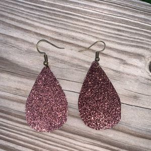 Faux Leather Earrings